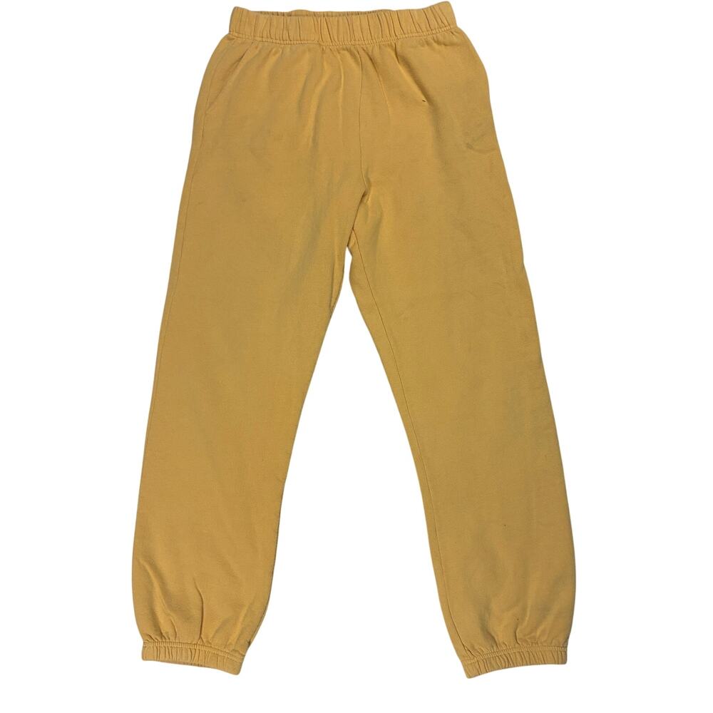 Billabong Jogger Womens Large Yellow Fleece Pull On Athletic Lounge Sweatpant